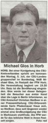 Csu Landesgruppenchef Im Bundestag   Mdb Michael Glos Zu Gast In Horb Am Main